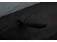 Coverking Satin Stretch Indoor Car Cover; Black/Metallic Gray (10-12 Mustang GT Coupe)