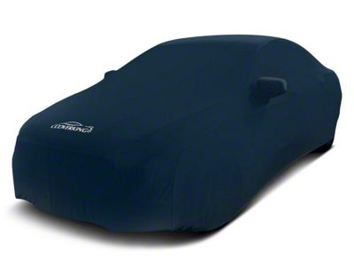 Coverking Satin Stretch Indoor Car Cover; Dark Blue (10-12 Mustang GT Coupe)
