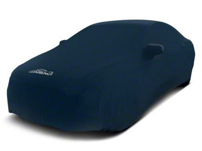 Coverking Satin Stretch Indoor Car Cover; Dark Blue (10-12 Mustang GT500 Convertible)