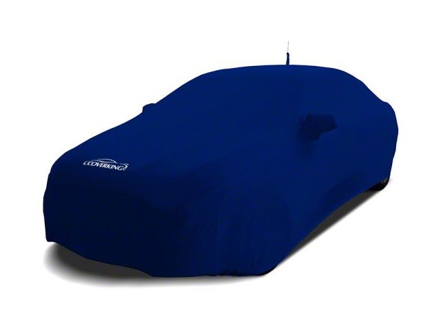 Coverking Satin Stretch Indoor Car Cover; Impact Blue (10-12 Mustang GT Coupe)