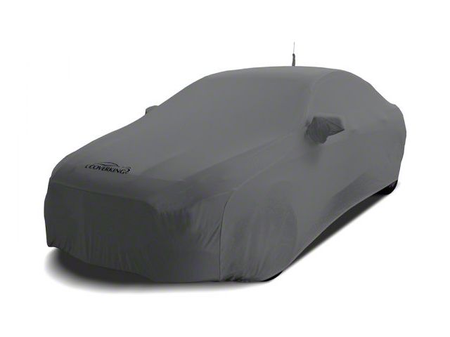 Coverking Satin Stretch Indoor Car Cover; Metallic Gray (2012 Mustang BOSS 302 w/o Laguna Seca Package)