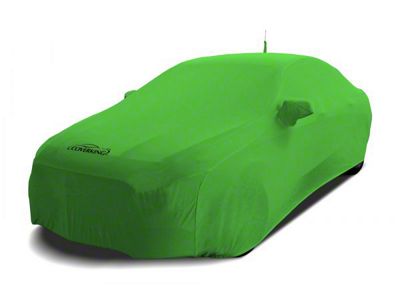 Coverking Satin Stretch Indoor Car Cover; Synergy Green (15-17 Mustang Fastback, Excluding GT350)