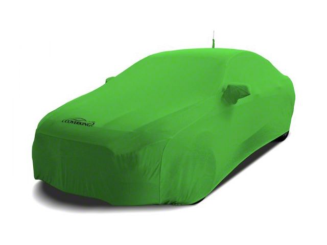 Coverking Satin Stretch Indoor Car Cover; Synergy Green (2012 Mustang BOSS 302 w/o Laguna Seca Package)
