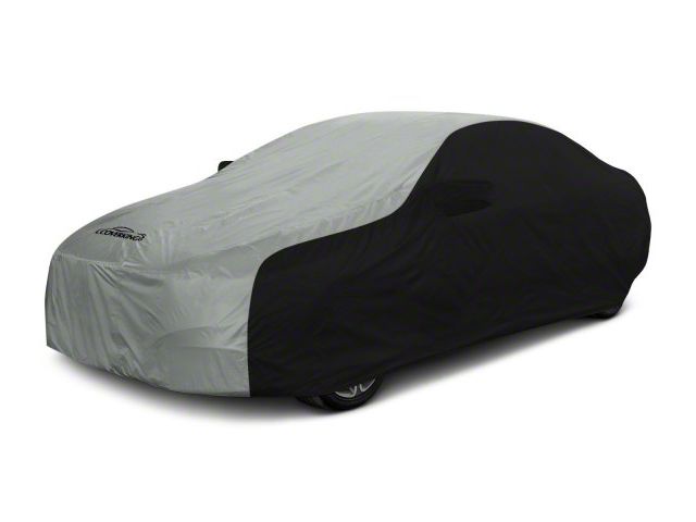 Coverking Stormproof Car Cover; Black/Gray (10-12 Mustang V6 Convertible)