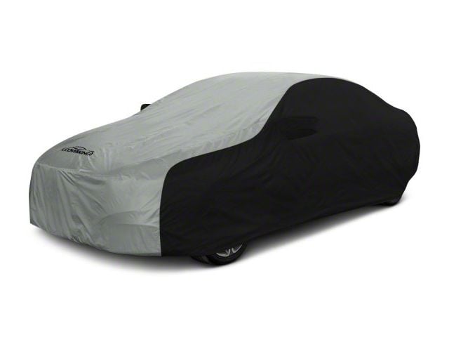 Coverking Stormproof Car Cover; Black/Gray (10-12 Mustang GT500 Coupe)