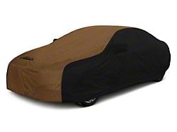 Coverking Stormproof Car Cover; Black/Tan (99-04 Mustang Coupe w/ Rear Spoiler, Excluding Cobra)