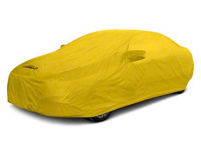 Coverking Stormproof Car Cover; Yellow (10-12 Mustang V6 Convertible)