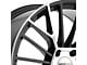 Cray Astoria Gloss Black with Mirror Cut Face Wheel; 18x9.5 (93-02 Camaro)