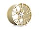 Cray Hammerhead Gloss Gold with Mirror Cut Face Wheel; 19x9 (16-24 Camaro, Excluding SS w/ 6-Piston Front Calipers & ZL1)