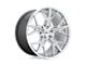 Cray Hammerhead Gloss Silver with Mirror Cut Face Wheel; 19x9; 38mm Offset (16-24 Camaro, Excluding SS w/ 6-Piston Front Calipers & ZL1)