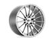 Cray Mako Silver with Mirror Cut Face Wheel; 20x9 (16-24 Camaro, Excluding SS w/ 6-Piston Front Calipers & ZL1)