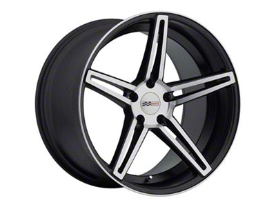 Cray Brickyard Machined Matte Black Wheel; 19x9 (05-13 Corvette C6)