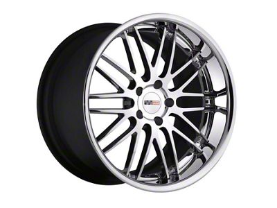 Cray Hawk Chrome Wheel; Rear Only; 18x10.5 (97-04 Corvette C5)