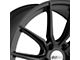 Cray Spider Matte Black Wheel; 18x9.5 (97-04 Corvette C5)