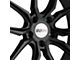 Cray Spider Matte Black Wheel; 18x9.5 (97-04 Corvette C5)