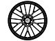 Cray Astoria Matte Black Wheel; Rear Only; 20x10.5 (05-13 Corvette C6 Base)