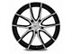 Cray Spider Gloss Black with Mirror Cut Face Wheel; 19x9.5 (14-19 Corvette C7 Grand Sport, Stingray)