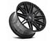 Curva Concepts C48 Gloss Black Wheel; Rear Only; 22x10.5 (06-10 RWD Charger)