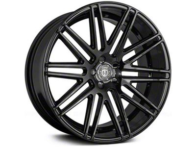 Curva Concepts C50 Gloss Black Wheel; Rear Only; 22x10.5; 25mm Offset (06-10 RWD Charger)