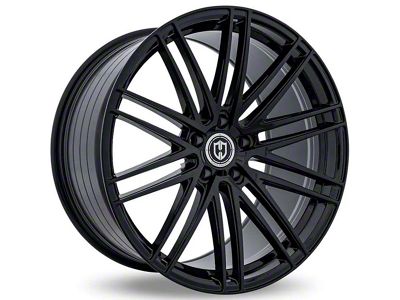 Curva Concepts CFF50 Gloss Black Wheel; Rear Only; 20x10.5 (06-10 RWD Charger)