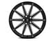 Curva Concepts C49 Gloss Black Milled Wheel; Rear Only; 20x10.5 (10-15 Camaro)