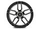 Curva Concepts CFF25 Gloss Black Machine Wheel; Rear Only; 20x10 (10-15 Camaro)