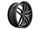 Curva Concepts CFF25 Gloss Black Machine Wheel; 20x8.5; 35mm Offset (10-15 Camaro LS, LT)