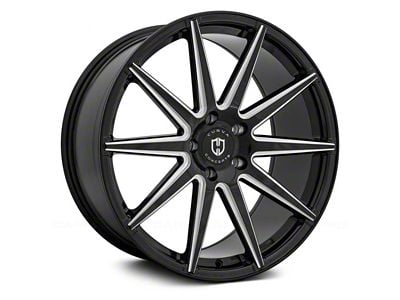 Curva Concepts C49 Gloss Black Milled Wheel; 20x9; 35mm Offset (16-24 Camaro LS, LT)