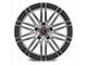 Curva Concepts CFF50 Gloss Black Machine Wheel; Rear Only; 20x10.5 (11-23 RWD Charger, Excluding Widebody)