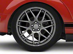 AMR Dark Stainless Wheel; Rear Only; 20x10; 48mm Offset (05-09 Mustang)