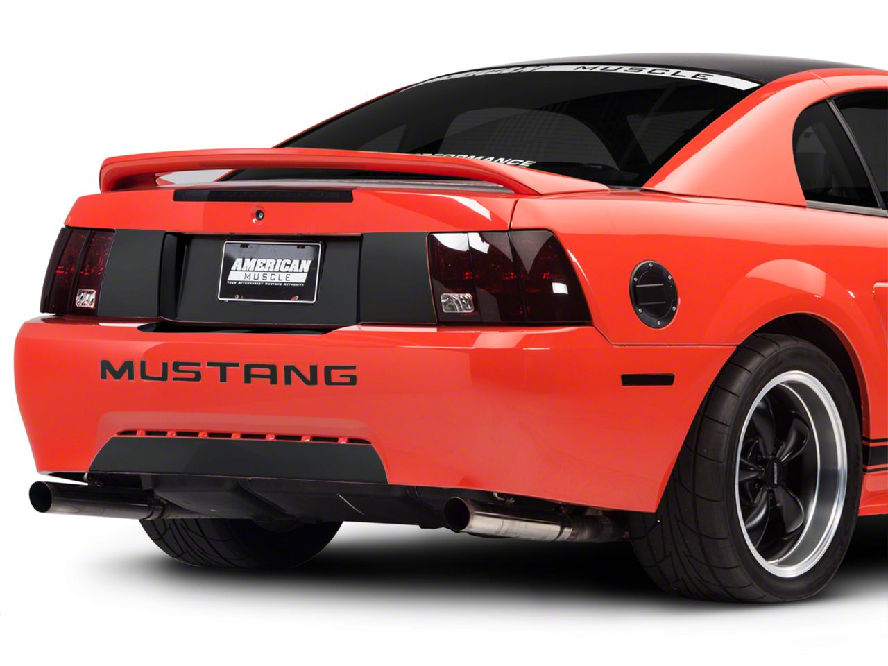 SEC10 Mustang Rear Decklid Blackout Decal; Matte Black 26170 (99-04  Mustang) - Free Shipping