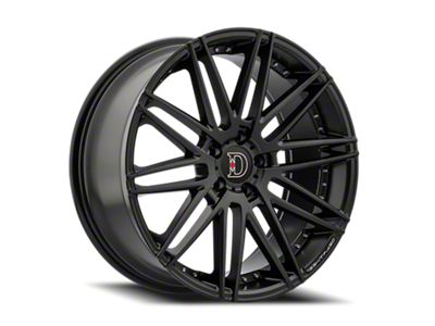 Defy D01 Satin Black Wheel; 22x9; 35mm Offset (05-09 Mustang)