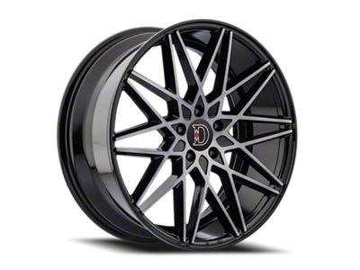 Defy D03 Gloss Black Dark Tint Wheel; 17x7.5; 38mm Offset (05-09 Mustang GT, V6)