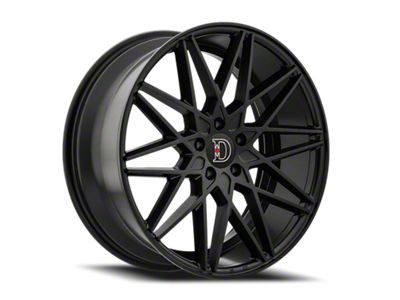 Defy D03 Satin Black Wheel; 17x7.5; 38mm Offset (05-09 Mustang GT, V6)