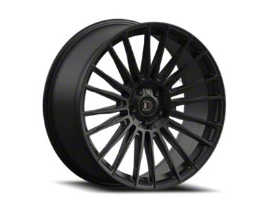 Defy D12 Satin Black Wheel; 17x7.5; 38mm Offset (05-09 Mustang GT, V6)