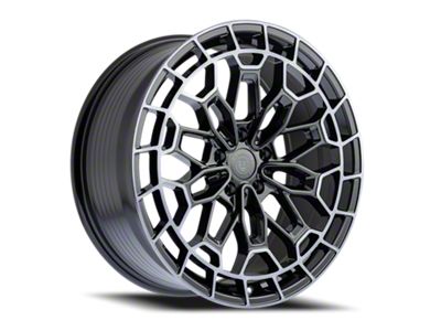 Defy D13 Gloss Black Dark Tint Wheel; 20x8.5; 38mm Offset (05-09 Mustang)