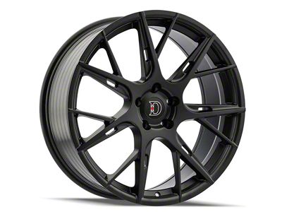 Defy D06 Satin Black Wheel; 18x8 (10-14 Mustang GT w/o Performance Pack, V6)