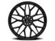 Defy D07 Satin Black Wheel; 18x8 (10-14 Mustang GT w/o Performance Pack, V6)