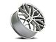 Defy D07 Silver Machined Wheel; 20x8.5 (10-14 Mustang)