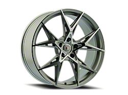 Defy D11 Silver Machine Wheel; 19x8.5; 35mm Offset (10-14 Mustang)