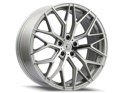 Defy D07 Silver Machined Wheel; 20x8.5 (05-09 Mustang)