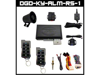 Digital Guard Dawg Keyless Entry System with 1-Way Digital Alarm and Remote Start (Universal; Some Adaptation May Be Required)