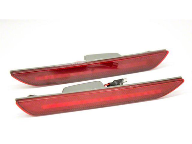 Diode Dynamics LED Rear Side Marker Lights; Red (15-23 Mustang)