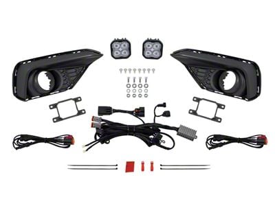 Diode Dynamics SS3 Max LED Fog Light Kit; White (24-25 Mustang EcoBoost)