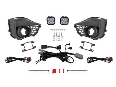 Diode Dynamics SS3 Max LED Fog Light Kit; White (24-25 Mustang GT)