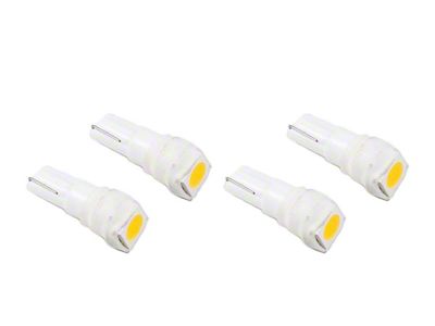 Diode Dynamics Warm White LED Vanity Light Bulbs; 74 SMD1 (15-23 Mustang)