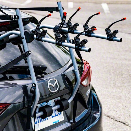 DK2 Mustang Trunk Mounted Hanging Bike Carrier Carries 3 Bikes