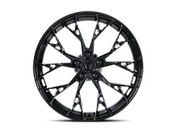 Dolce Performance Aria Gloss Black Wheel; Rear Only; 20x10 (05-09 Mustang)