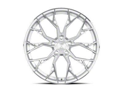 Dolce Performance Aria Gloss Silver Machined Face Wheel; 18x8.5 (05-09 Mustang GT, V6)