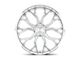Dolce Performance Aria Gloss Silver Machined Face Wheel; Rear Only; 20x10 (05-09 Mustang)